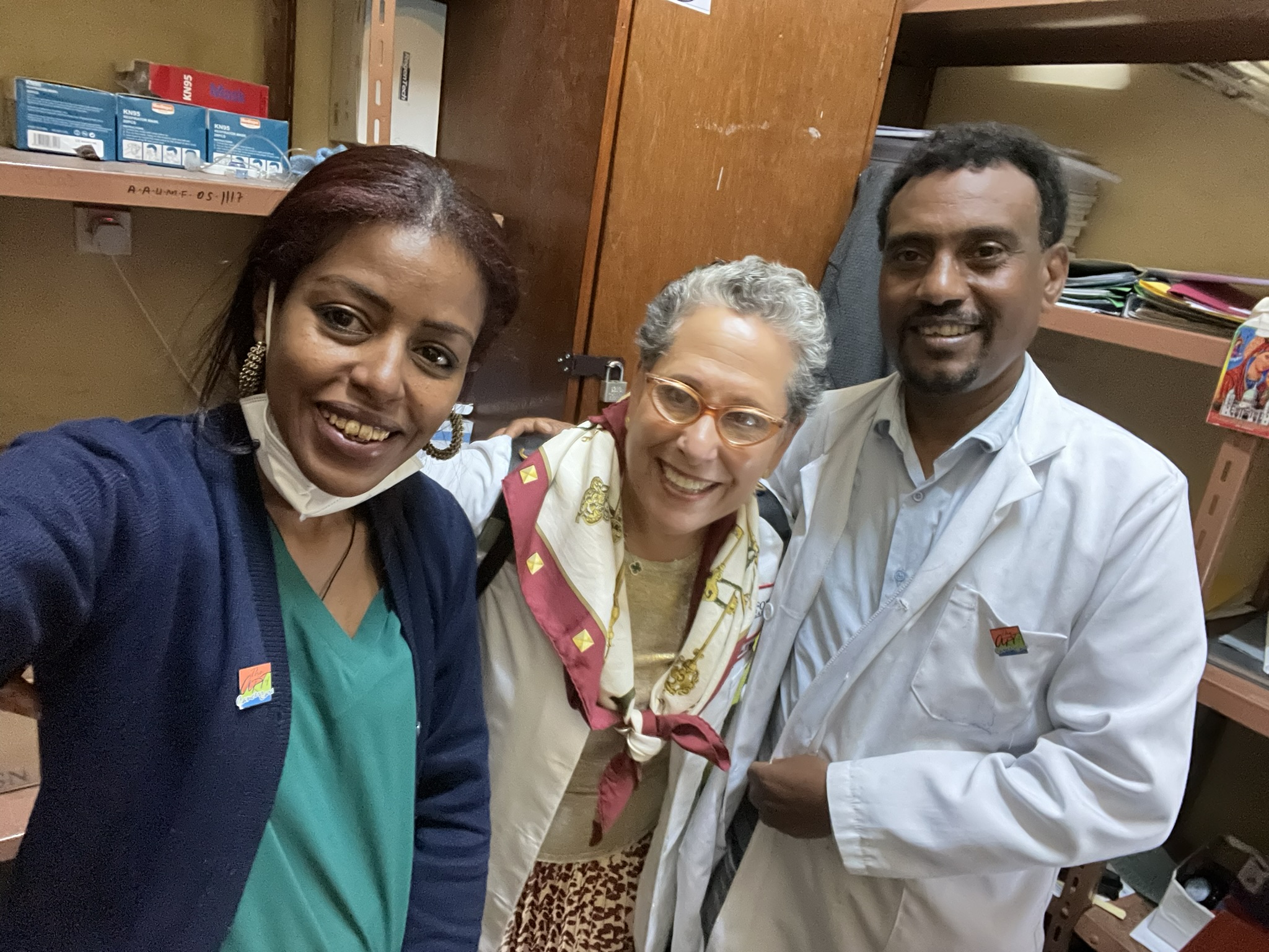 Medical professionals photo opp