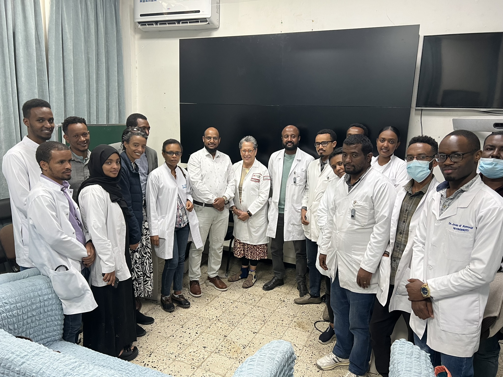 Group of medical professionals posing for a photo