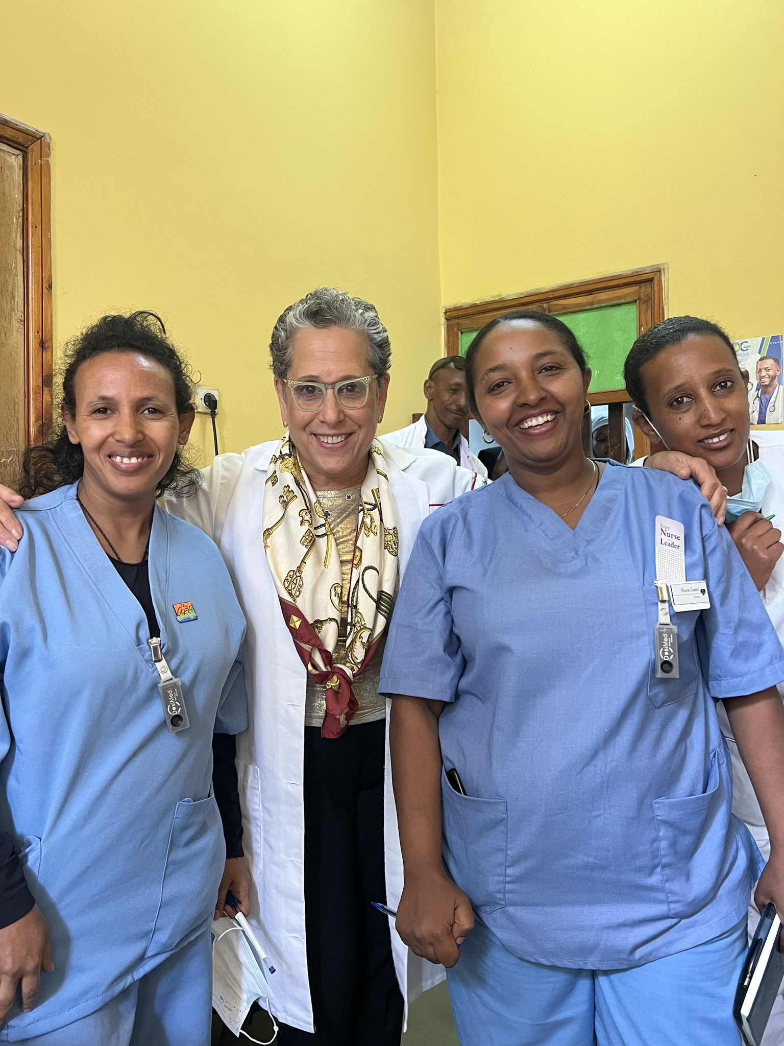 Group of medical professionals posing for a photo